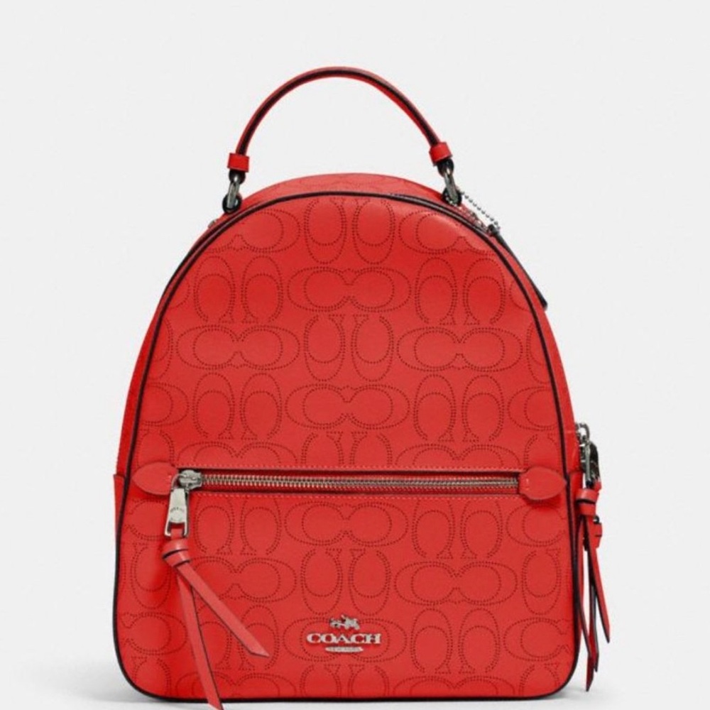NWT COACH Jordyn Backpack Signature Leather Bag - Picture 2 of 16